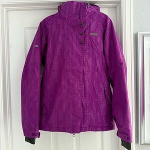 LIKE NEW Under Armour Purple Ski Jacket with Insulated Quilted Interior
